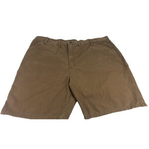 Wrangler Rustler Men's Carpenter Shorts Size 46 Loose Fit Canvas‎ Denim Brown